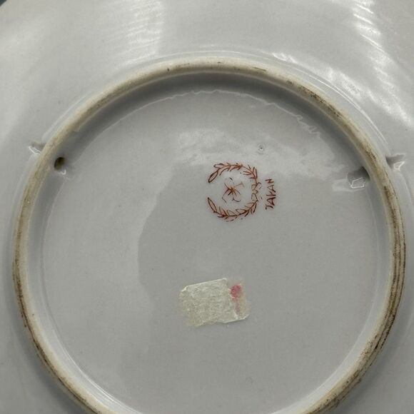 Vtg Last Supper Porcelain Plate Wall Hanging Japan Gold Gilt 6 in Dia Regilous - Picture 4 of 6